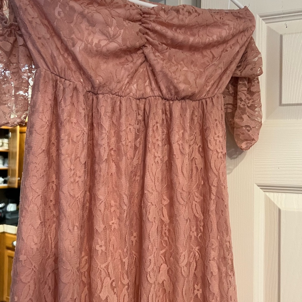 Maternity maxi dress